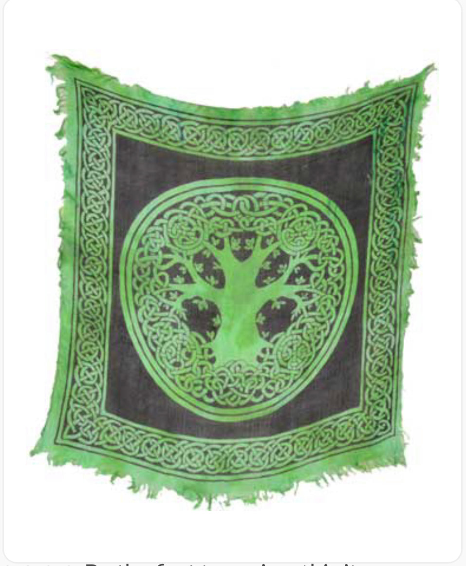 Tree Of Life Altar Cloth 18" X 18"