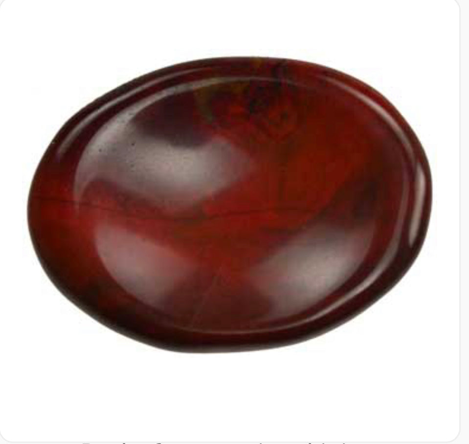 Red Jasper Worry Stone