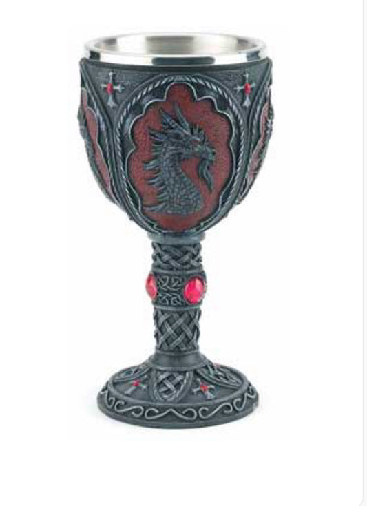 Dragon Chalice 7 1/2"