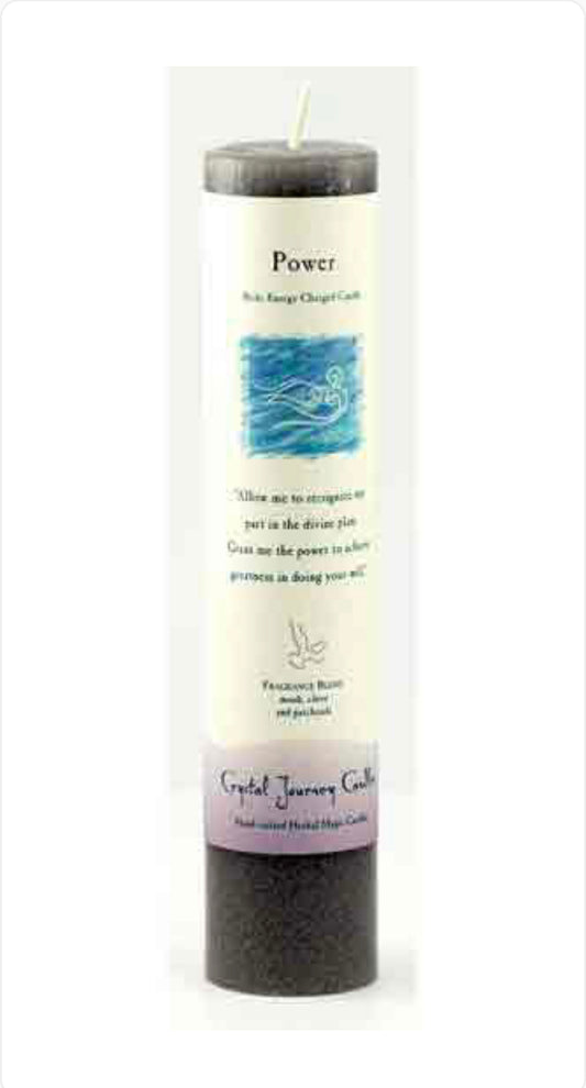 Power Reiki Charged Pillar Candle