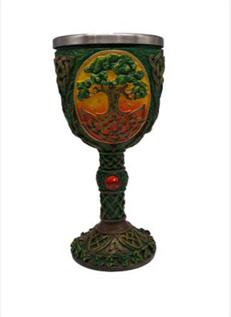 Tree Of Life Chalice 7 1/4"